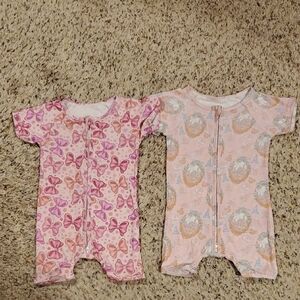 Bamboo Girl Shortie Set Size 18-24 months